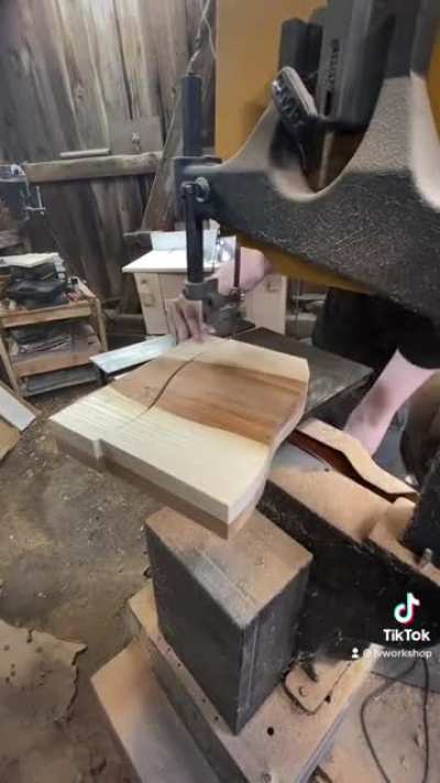 Making a drunken cutting board