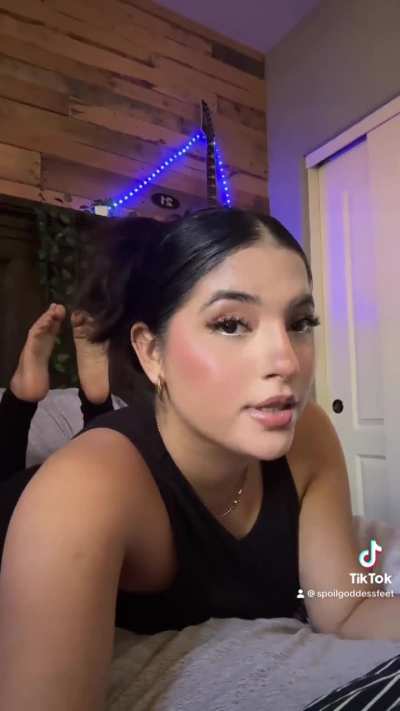 spoilgoddessfeet on tiktok 