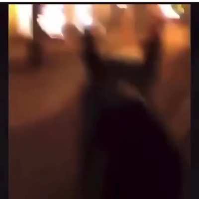Dude really stole a horse from police 😂😂