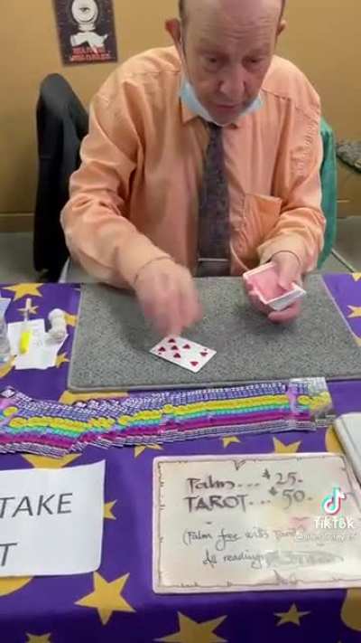 This magician's commentary is great