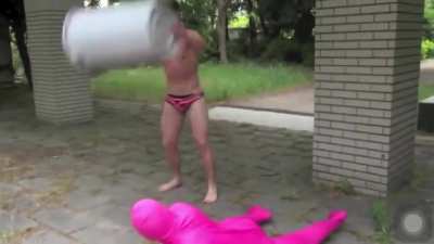 pink guy strikes again
