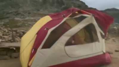 Let&rsquo;s go camping on top a mountain they said....it&rsquo;ll be fun they said.
