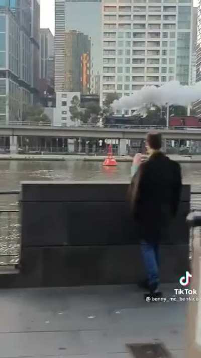 A taste of what Melbourne would have been like in the 1800s&hellip; LOUD!
