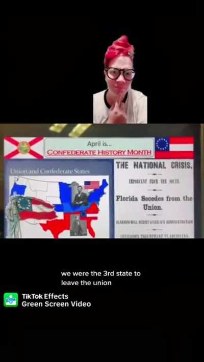 April is... Confederate History Month... In Florida