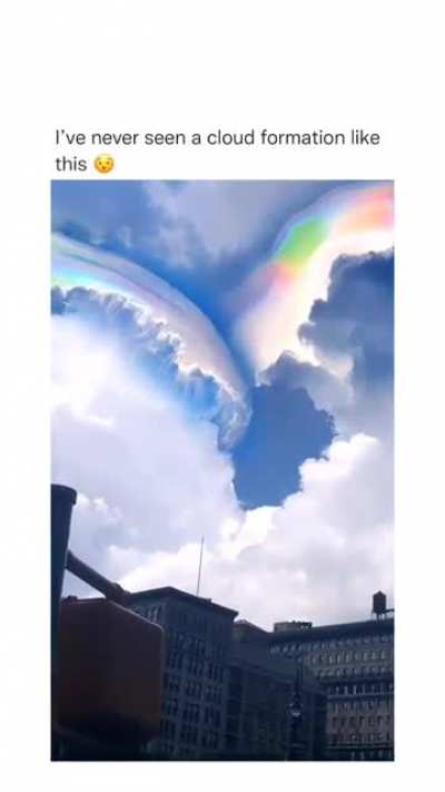 Weird cloud formation