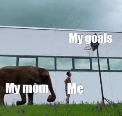 I love my mom.