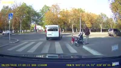 Standing in the stroller