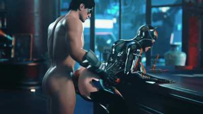 Catwoman doggystyle
