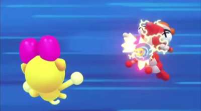Why does Shrimp Monster moan during his defeat cutscene after his episode?