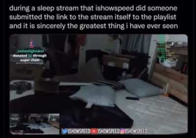 sleep stream gone right lol