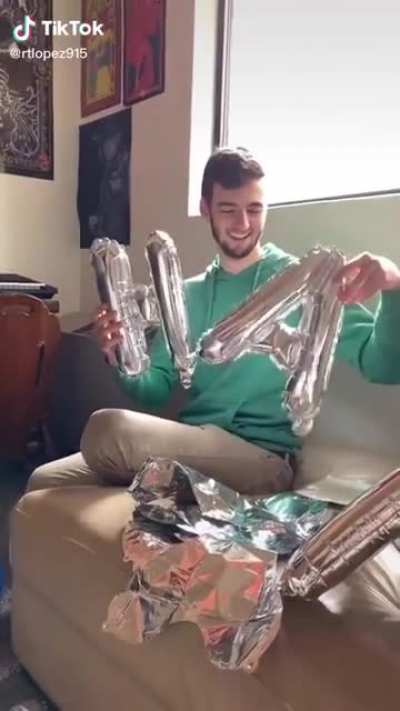 Freedom of balloon spelling