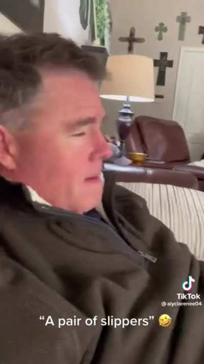 Never seen a dad look so happy but so perplexed lol