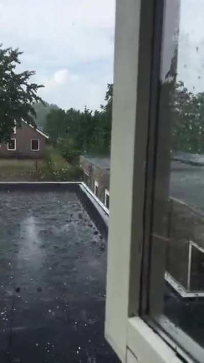 rainy day in Udenhout, Netherlands recorden in august