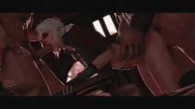 Ciri getting spitroasted (BomyMan, EvilAudio)