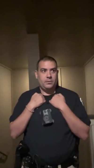 Security guard on a power trip