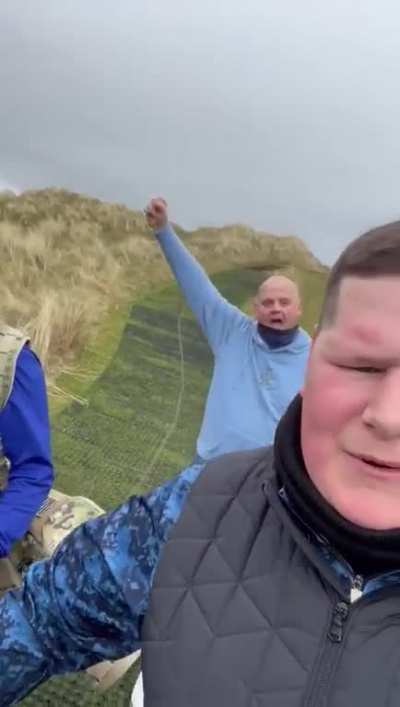 These guys found your phone on the tee.