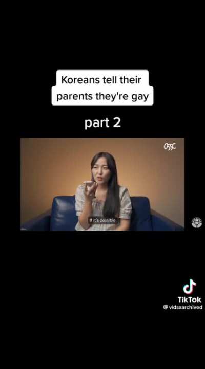 Koreans come out to their parents. Went way better than I expected overall; hopefully things are getting better.