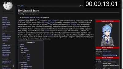 Morbius to Suisei Speedrun Any% (13:01)