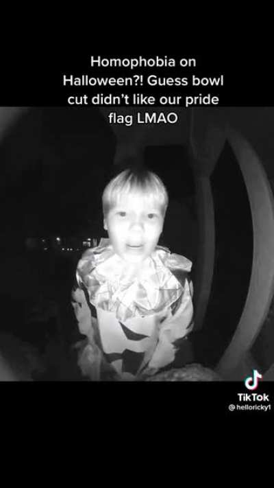 Trick or treaters don&rsquo;t like pride flag outside someone&rsquo;s house