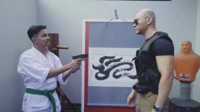 The gun escape..