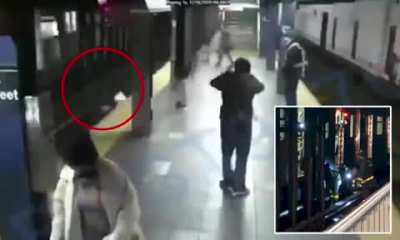 Pushed subway