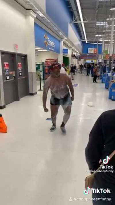 Dude Dumps milk all over walmart register in front of a kid, thinks he&rsquo;s funny