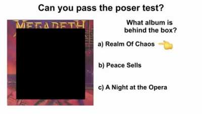 wake up y'all it's time for the poser test