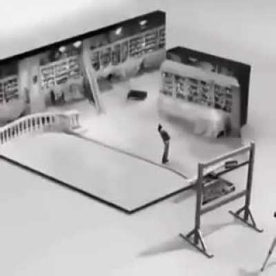 Praise The Camera Men.. because when technological resources are not available, they get by with imagination