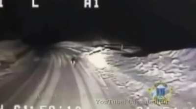 German Shepherd in Alaska was sent looking for help for his family. Their shed had caught on fire. A trooper on patrol was dispatched to the area but couldn't find the fire due to a faulty GPS. He came across him and followed him. led him to the shed fire