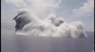 3.9 earthquake caused by this Navy explosion 100 miles off the Florida coast