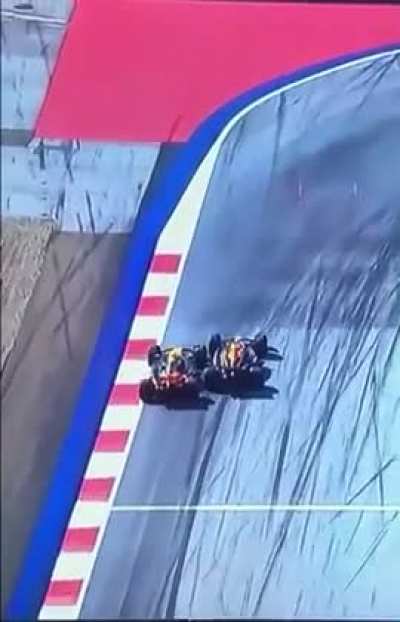 Norris & Verstappen collision (alternate angle)