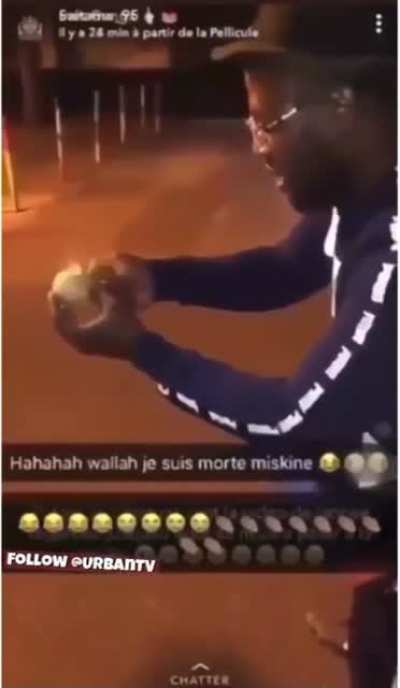 I&rsquo;m just laughing about the way he flew back this some shit from cartoons fr😂😂😂😂😂