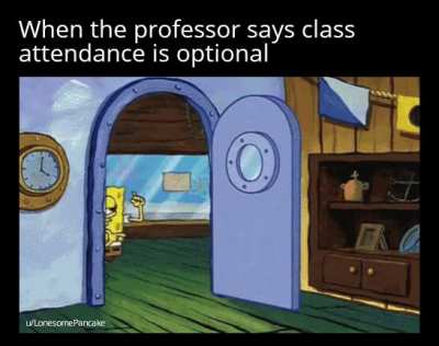 Even better if it doesn't affect your grade