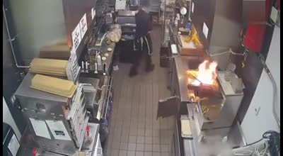 Fire in the kitchen