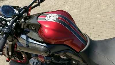I just love my Yamaha MT-01 "Stage 2" Soul Red Crystal. 😎