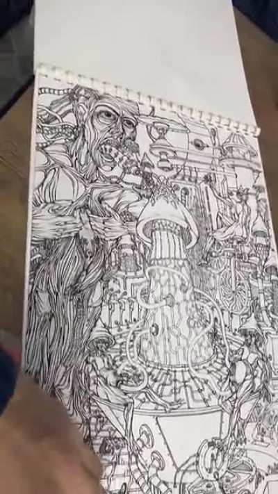 my new psychedelic colorbook A3 size