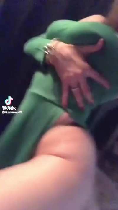 I&rsquo;m pretty sure she&rsquo;s wearing nothing under lmao