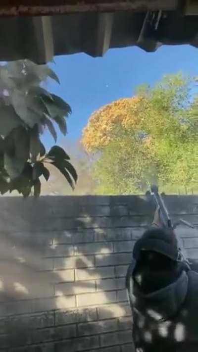 Sinaloa Cartel using a Barrett M82A1 in an attempt to take down aircraft over the city of Culiacán after authorities arrested Ovidio Guzmán (son of El Chapo)