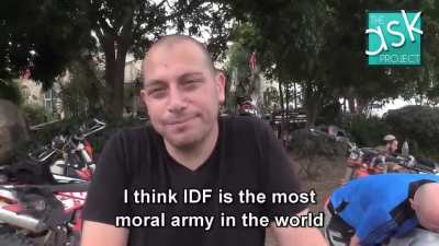 Curb your war crimes! Featuring the world's most moral army!