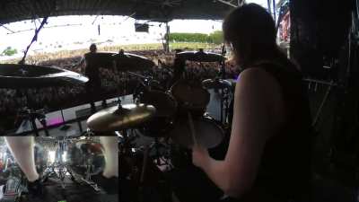 The end of this song was so fun. Let You Go live with All That Remains