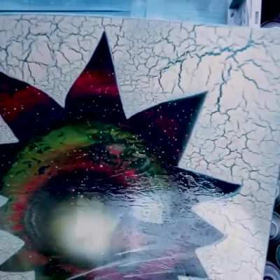 Painting which glows at night