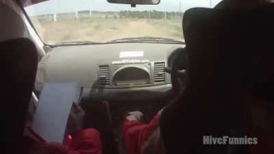 Samir, you will break the car! ...SAMIR!!!