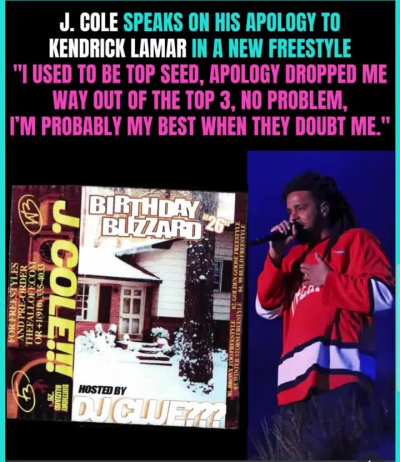 J Cole Come On&hellip; We Don&rsquo;t Believe You, You Need More People