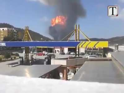 Massive explosion in G&euml;rdec, Albania