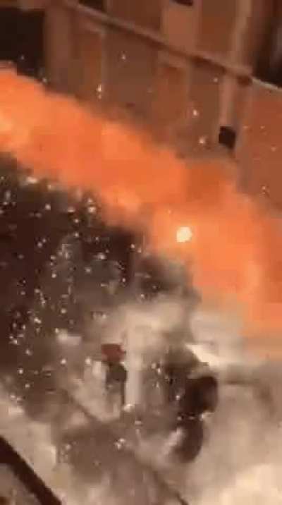 When the quiet child starts firing his firecrackers.