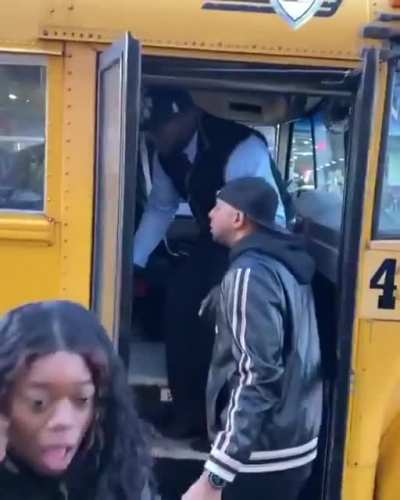 Busdriver kicks a kid out of the bus... wait for it