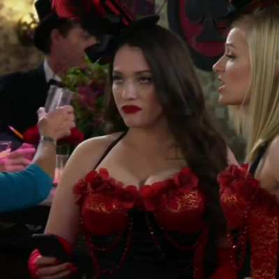 Kat Dennings busty bouncy moments from "2 Broke Girls"