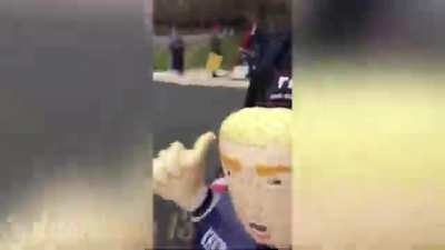 Trump Supporter Coughing On Protester 🤦🏾&zwj;♂️🤦🏾&zwj;♂️🤦🏾&zwj;♂️ This man don&rsquo;t care