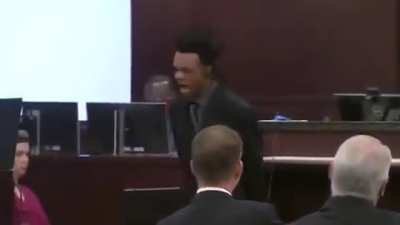 Courtroom outburst