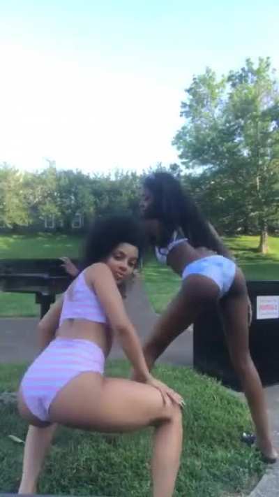 With a friend